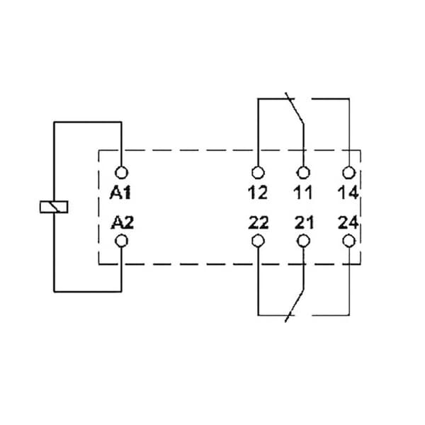 Phoenix Contact REL-MR- 24AC/21-21 Kretskort-relä 24 V/AC 8 A 2 switch 1 st