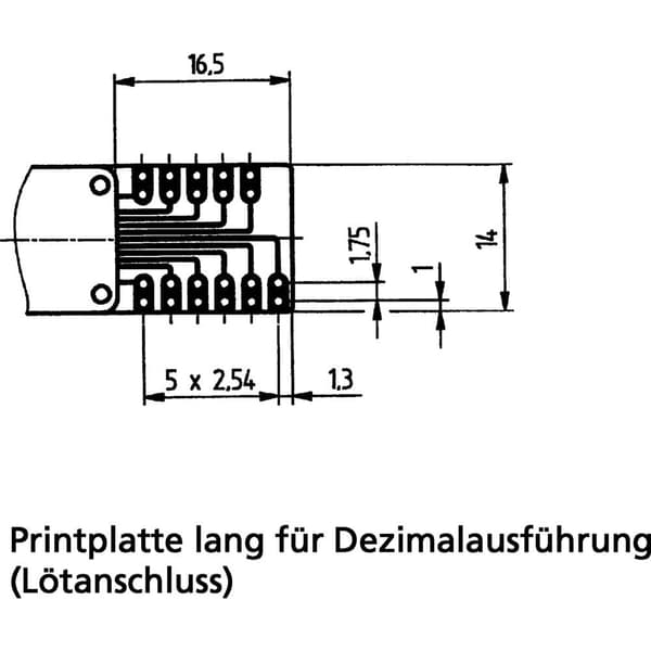 PTR Hartmann PICO-DE-111AL2 PICO-DE-111AL2 Kodningsomkopplare Decimal 0-9 Switchpositioner 10 1 st