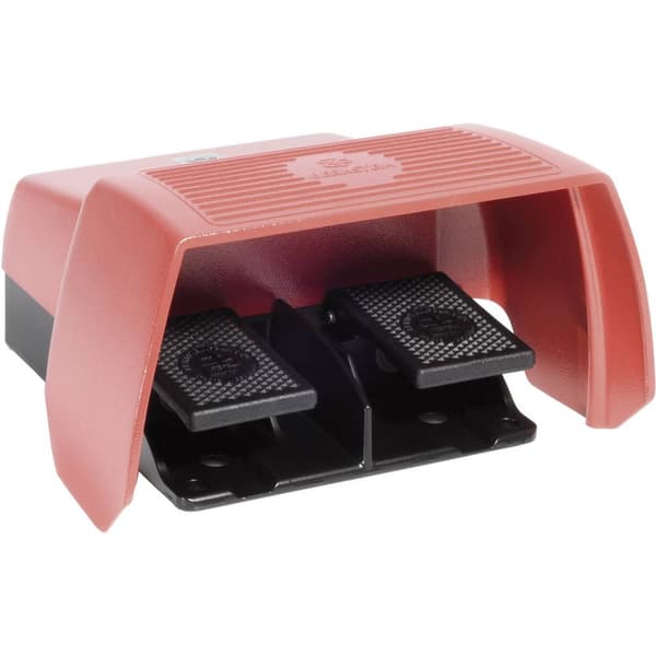 Bernstein F2-U1Z/U1Z UN Fodkontakt 240 V/AC 10 A 2 pedaler med beskyttelsesdæksel 2 x sluttekontakt, 2 x brydekontakt I