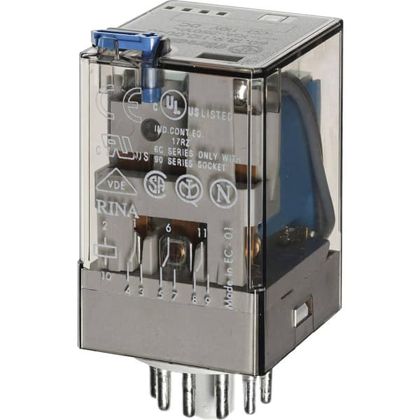 Finder 60.13.9.024.0074 Insticks-relä 24 V/DC 10 A 3 switch 1 st