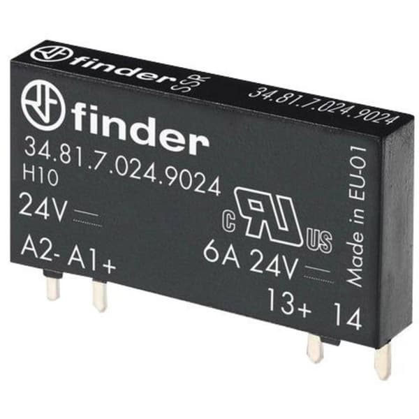 Finder Halvledar-relä 34.81.7.005.9024 Växelspänning (max.): 33 V/DC Omedelbar 1 st