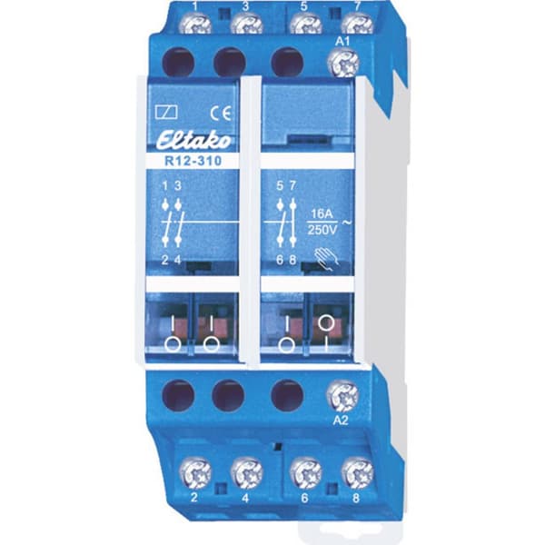 Eltako R12-310-230V Kopplingsrelä Nominell spänning: 230 V Växelström (max): 16 A 1 NC, 3 NO 1 st