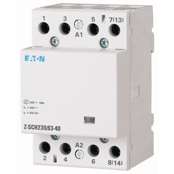 Eaton Z-SCH230/63-04 Installationsskydd Nominell spänning: 230 V, 240 V Växelström (max): 63 A 4 NC 1 st