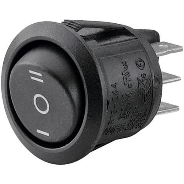TRU COMPONENTS 1587660 Vippströmbrytare TC-R13-244D-02 250 V/AC 10 A 2x På/Av/På låsande/0/låsande 1 st
