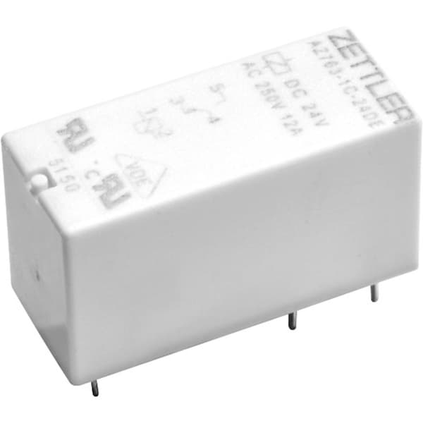Zettler Electronics AZ763-1C-24D Kretskort-relä 24 V/DC 12 1 switch 1 st