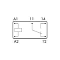 Miniatyrbild 3 av 4: Finder 32.21.7.024.4000 Kretskort-relä 24 V/DC 6 A 1 switch 1 st