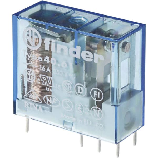 Finder 40.61.9.012.4000 Kretskort-relä 12 V/DC 16 A 1 switch 1 st