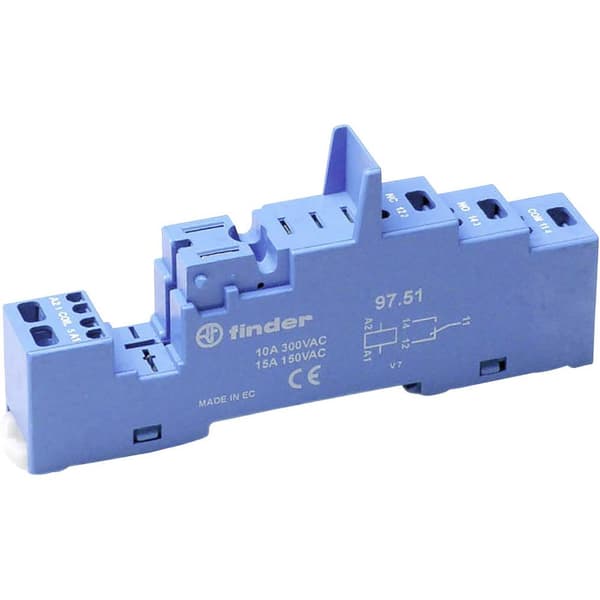 Finder 97.51 Reläsockel Finder 46.61 (L x B x H) 95.6 x 15.8 x 32.5 mm 1 st