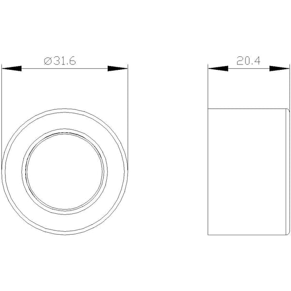 Siemens 3SU19000EE700AA0 3SU1900-0EE70-0AA0 Skyddslock IP66, IP67 1 st