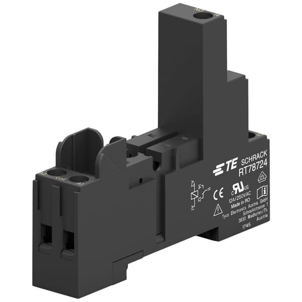 TE Connectivity RT78724 Reläsockel 1 st