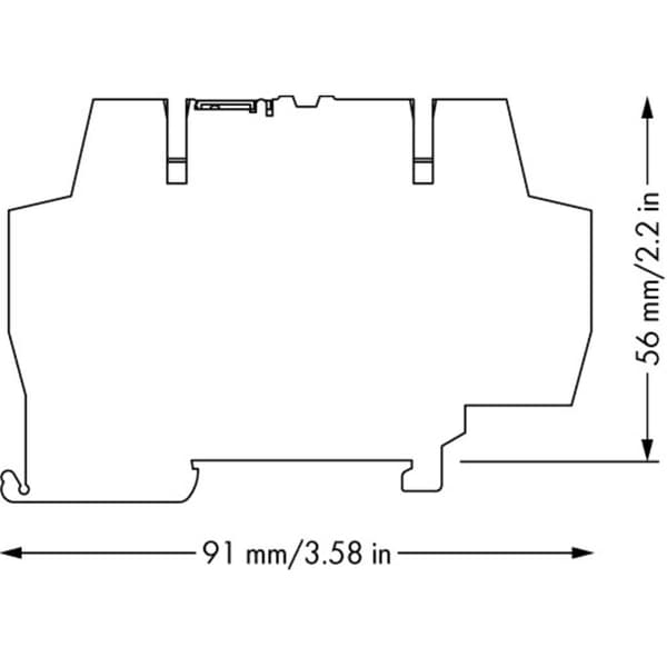 WAGO 859-358 reläklämma Nominell spänning: 230 V/AC Växelström (max): 5 A 1 switch 1 st