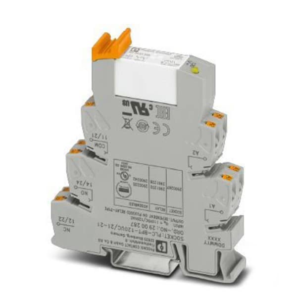 Phoenix Contact PLC-RPT-120UC/21-21AU Relämodul Nominell spänning: 120 V/AC Växelström (max): 50 mA 2 switch 1 st