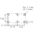 Miniatyrbild 4 av 4: Omron G6B-2214P-US 5 VDC Kretskort-relä 5 V/DC 5 A 2 NO 1 st