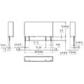 Miniatyrbild 3 av 4: Panasonic APF10224 Kretskort-relä 24 V/DC 6 A 1 NO 1 st