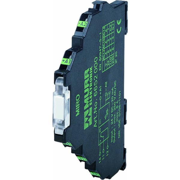 Murr Elektronik Optokoblerrelæ 6652520 Koblingsspænding (max.): 48 V/DC 1 stk