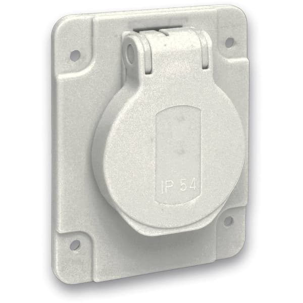 Schneider Electric PKS61G Vägguttag för inbyggnad IP54, IKQ8 Grå