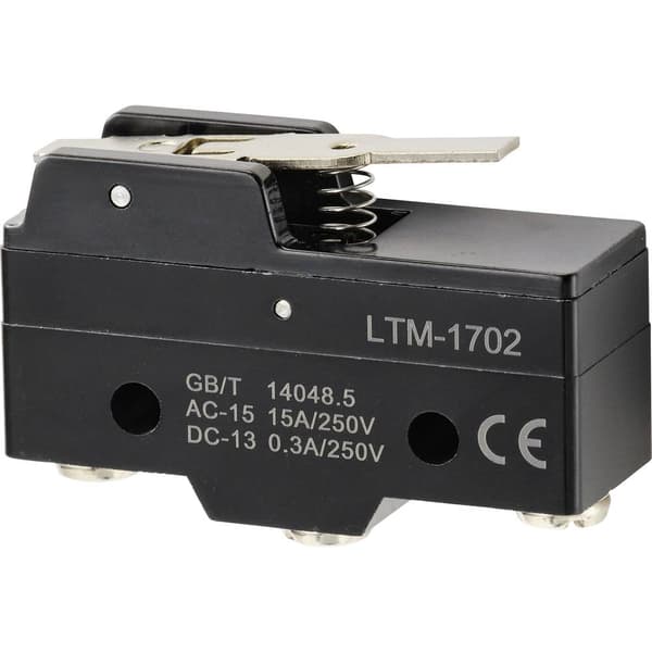 TRU COMPONENTS TC-9201364 Mikro-switch 250 V/AC 15 A 1x På/(På) momentan 1 st