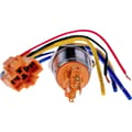 Miniatyrbild 3 av 3: Joy-it BUTTON22B-M-RD BUTTON22B-M-RD Tryckknappsomkopplare 250 V 7 A 1x På/Av momentan Röd (Ø x H) 25 mm x 40.40 mm IP6
