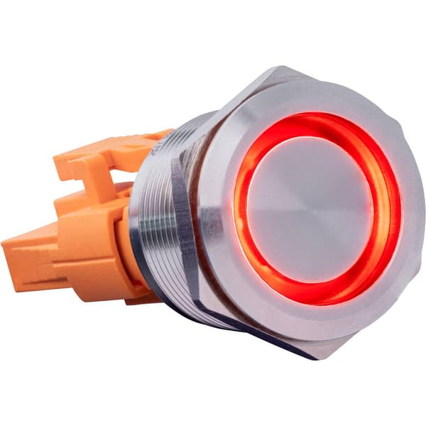 Joy-it BUTTON22A-L-GR BUTTON22A-L-GR Tryckknappsomkopplare 250 V 3 A 1x På/(Av) låsande Grön (Ø x H) 25 mm x 35 mm IK10