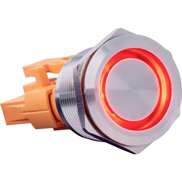 Joy-it BUTTON22A-L-RD BUTTON22A-L-RD Tryckknappsomkopplare 250 V/AC 3 A 1x Av/På låsande Röd (Ø x H) 24.80 mm x 35 mm I