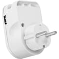 Miniatyrbild 4 av 5: LogiLink PA0259 Anslutningsdosa med USB- Laddningsutgång, Petskydd, Överspänningsskydd IP20