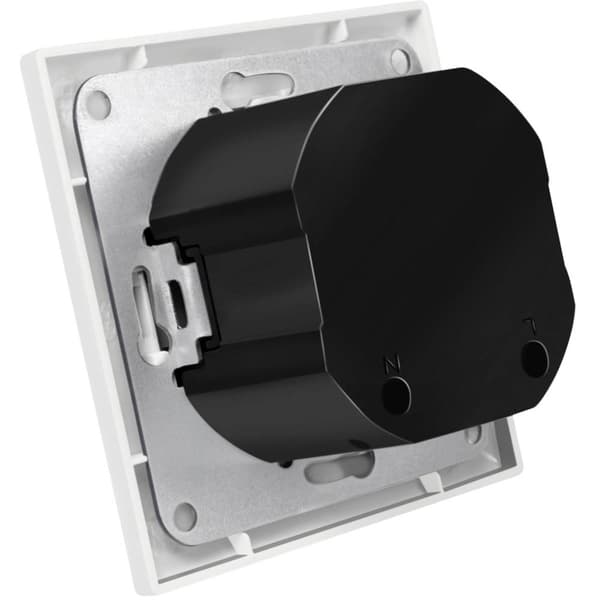 LogiLink PA0254 Infälld dosa med USB- Laddningsutgång Vit