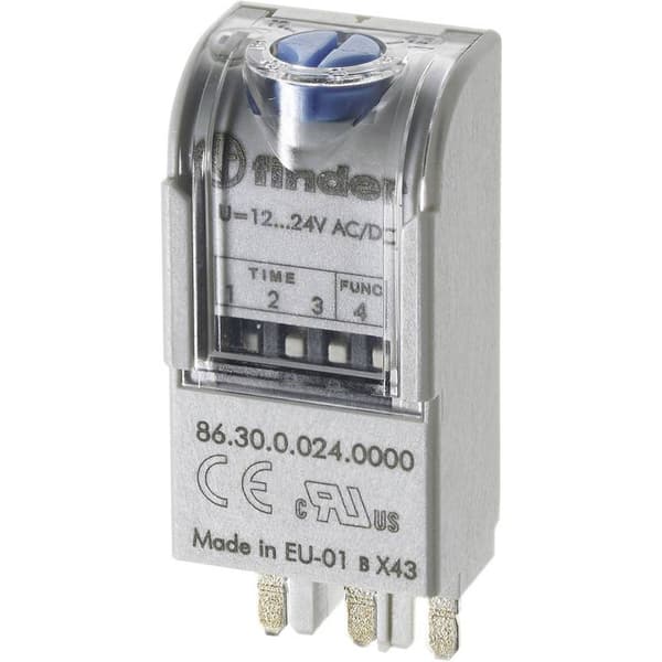 Finder 86.30.0.024.0000T 86.30.0.024.0000T Tidsbrytare, multifunktionell 1 st Tidsdomän: 0.05 - 360000 s