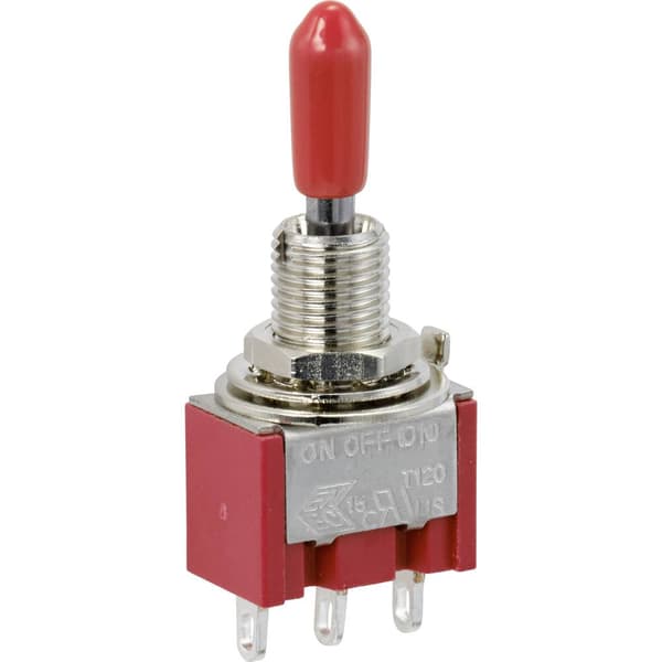 TRU COMPONENTS TC-9353988 Vippströmbrytare 250 V/AC 3 A 1x På/Av/(På) låsande/0/momentan 1 st