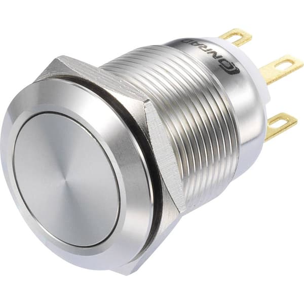 TRU COMPONENTS TC-8904676 LAS1-GQ-11/S Tryckströmbrytare 250 V/AC 3 A 1x På/(På) momentan IP65 1 st