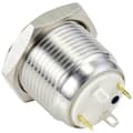 Miniatyrbild 2 av 2: TRU COMPONENTS TC-10090924 GQ16F-10E/J/W/24V/S Vandalskyddad Tryckströmbrytare 48 V/DC 2 A 1x Av/(På) momentan Vit IP65