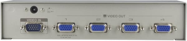 ATEN, VGA-splitter, 1-4, 1280x1024, HD15 ha - 4xHD15ho