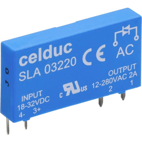 Celduc Halvledar-relä SLD03210 2.5 A Växelspänning (max.): 60 V/AC, 60 V/DC 1 st