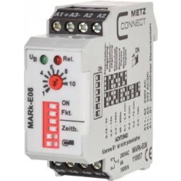 Metz Connect 110657 MARk-E08 Tidsrelä Multifunktionell 230 V/AC 1 st 1 switch