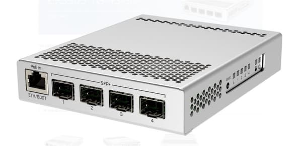 Switch|MIKROTIK|1x10Base-T / 100Base-TX / 1000Base-T|4xSFP+|1xConsole|CRS305-1G-4S+OUT Valkoinen