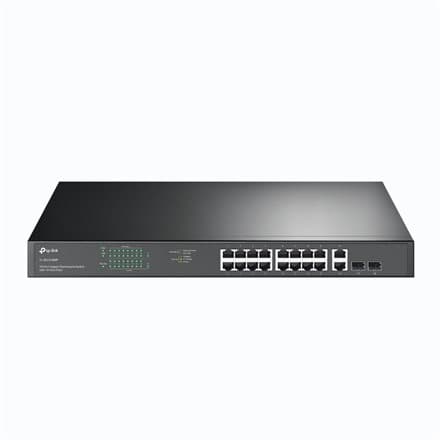 TP-LINK | Switch | TL-SG1218MP | Unmanaged | Rackmountable | 10/100 Mbps (RJ-45) ports quantity 18 | SFP ports quantity 2 | PoE+ ports quantity 16 | P