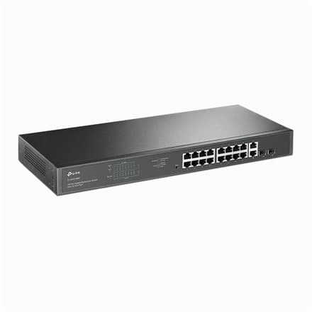 TP-LINK | Switch | TL-SG1218MP | Unmanaged | Rackmountable | 10/100 Mbps (RJ-45) ports quantity 18 | SFP ports quantity 2 | PoE+ ports quantity 16 | P
