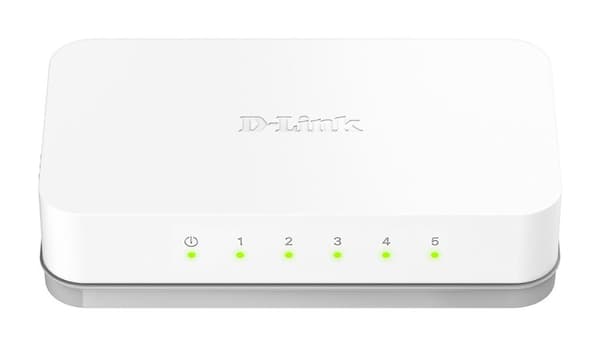 Switch D-Link GO-SW-5E/E 5-port 10/100 Hvit