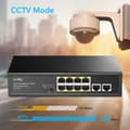 Miniatyrbilde 2 av 6: Cudy FS1010P network switch Fast Ethernet (10/100) Power over Ethernet (PoE) Black