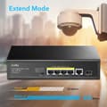 Miniatyrbild 5 av 5: Switch Cudy GS1005PTS1, 5-Port Gigabit PoE+ Switch with 1 SFP Slot