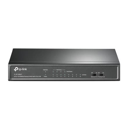 TP-LINK | Switch | TL-SF1008LP | Unmanaged | Desktop | 10/100 Mbps (RJ-45) ports quantity 8 | Power over Ethernet (PoE) ports quantity 4 | Power suppl
