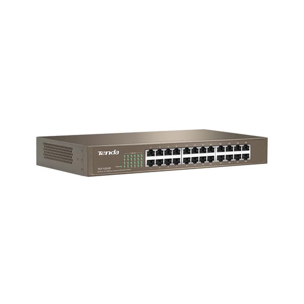 TENDA SWITCH 24-PORT 10/100MBPS TEF1024D "TEF1024D"  (include TV 1.75 lei)