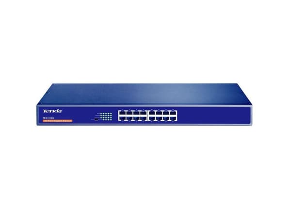 SWITCH TENDA, 16 porturi Gigabit, metalic "TEG1016G"  (timbru verde 2 lei) Blå