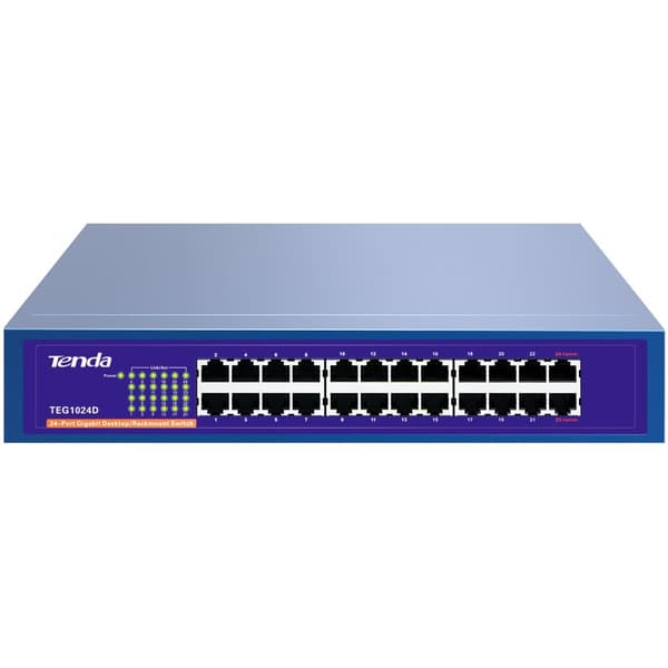 SWITCH TENDA TEG1024D 24P GBIT Sininen