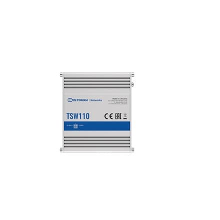 Teltonika | Switch | TSW110 | Unmanaged | Gigabit Ethernet (copper) ports quantity 5 | 10 Gbps (RJ-45) ports quantity 0 | SFP ports quantity 0 | SFP+