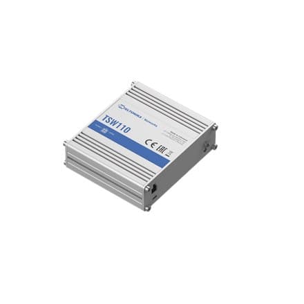 Teltonika | Switch | TSW110 | Unmanaged | Gigabit Ethernet (copper) ports quantity 5 | 10 Gbps (RJ-45) ports quantity 0 | SFP ports quantity 0 | SFP+