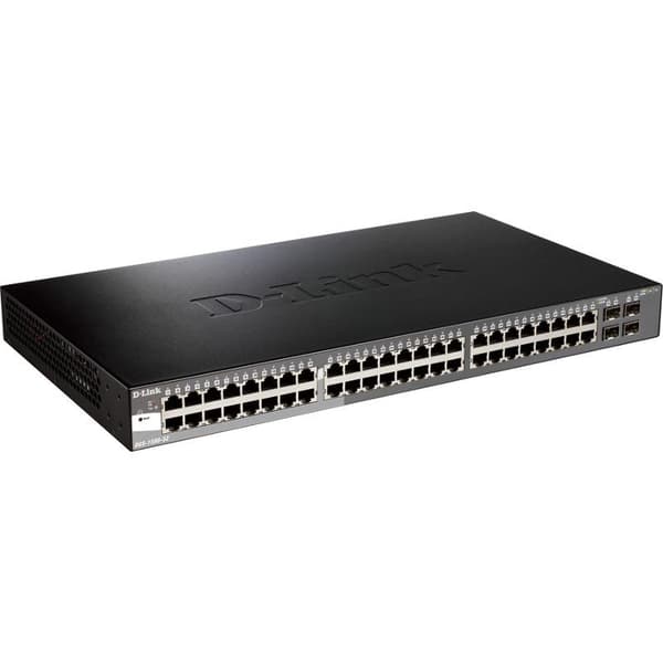 DLINK SW 48P-GB 4P-SFP+ SMART RM musta