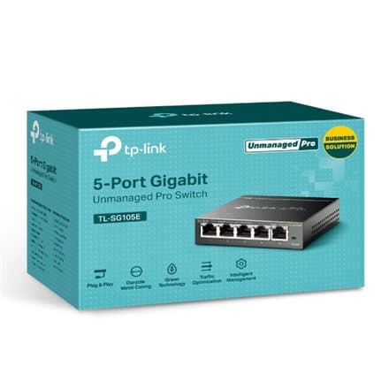 TP-Link 5-Port Gigabit Easy Smart Switch musta