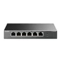 Pikkukuva 1 / 3: TP-LINK | Switch | TL-SF1006P | Unmanaged | Desktop | 10/100 Mbps (RJ-45) ports quantity 6 | PoE+ ports quantity 4 | Power supply type External