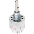 Miniatyrbild 1 av 2: C & K Switches MA05L3NZGF Vridströmbrytare 125 V, 28 V/DC 250 mA Switchpositioner 5 IP67 1 st