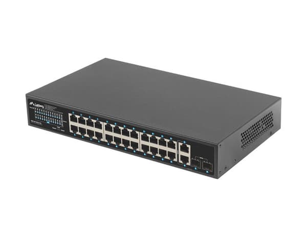 Lanberg RSGE-24P-2GE-2S-250 network switch Unmanaged